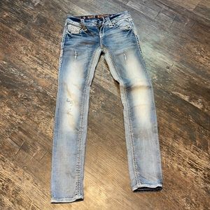 Rock Revival light wash skinny Jean